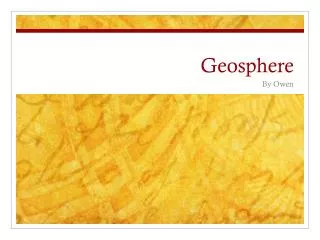 Geosphere