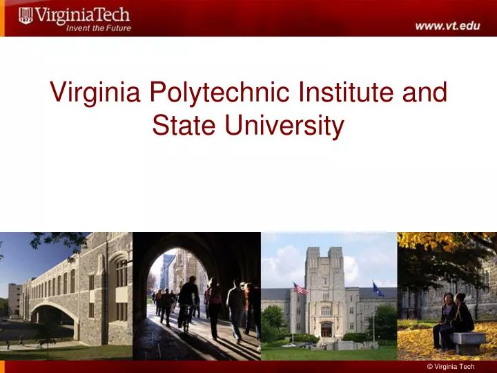 virginia polytechnic institute and state university