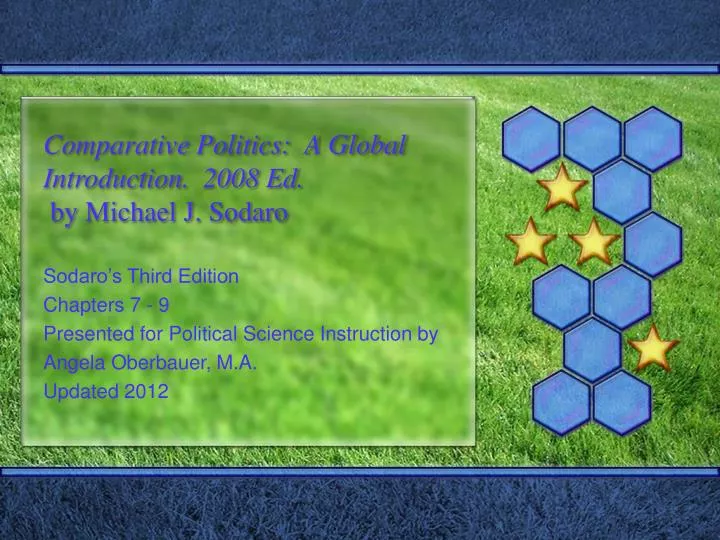 comparative politics a global introduction 2008 ed by michael j sodaro