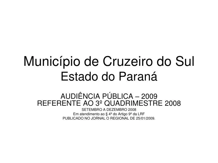 munic pio de cruzeiro do sul estado do paran