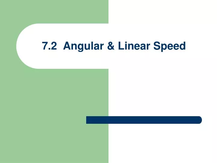 7 2 angular linear speed