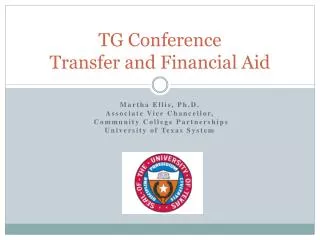 TG Conference Transfer and Financial Aid