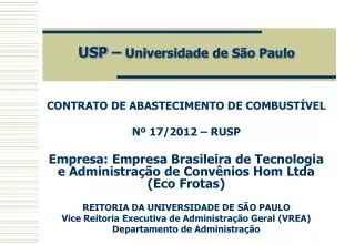 usp universidade de s o paulo