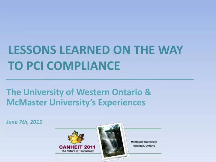 lessons learned on the way to pci compliance
