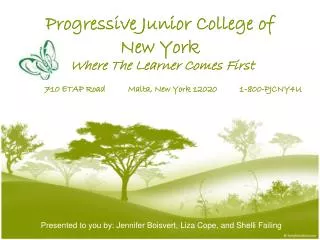 Progressive Junior College of New York