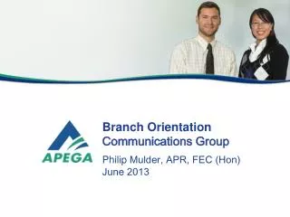Branch Orientation Communications Group