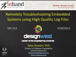 Remotely Troubleshooting Embedded Systems using High Quality Log Files