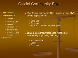 Official Community Plan