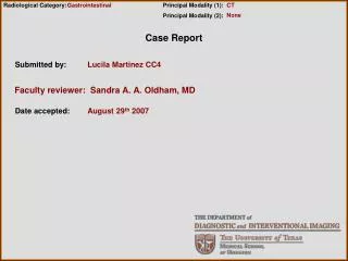 Faculty reviewer: Sandra A. A. Oldham, MD