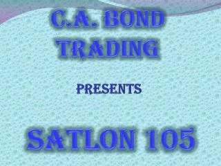 C.A. bond TRADING