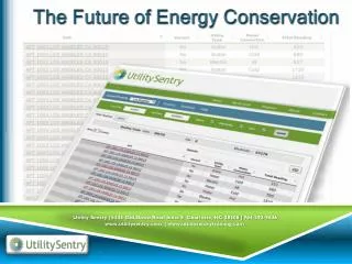 The Future of Energy Conservation