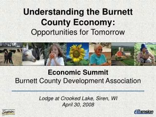 Understanding the Burnett County Economy: Opportunities for Tomorrow