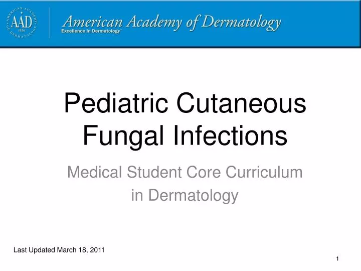 pediatric cutaneous fungal infections