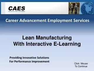Career Advancement Employment Services