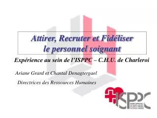 exp rience au sein de l isppc c h u de charleroi