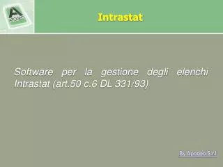 by apogeo s r l