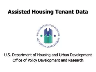Assisted Housing Tenant Data