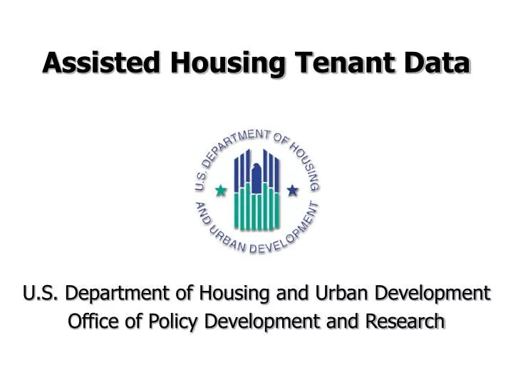 assisted housing tenant data