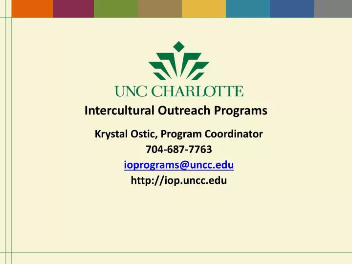 intercultural outreach programs