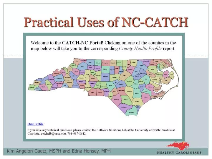 practical uses of nc catch