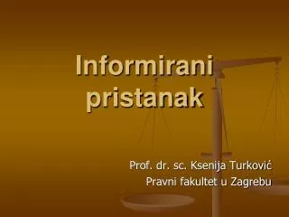 informirani pristanak