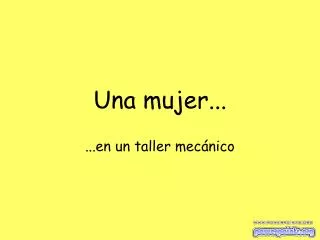 una mujer