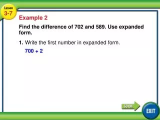 Lesson 3-7 Example 2