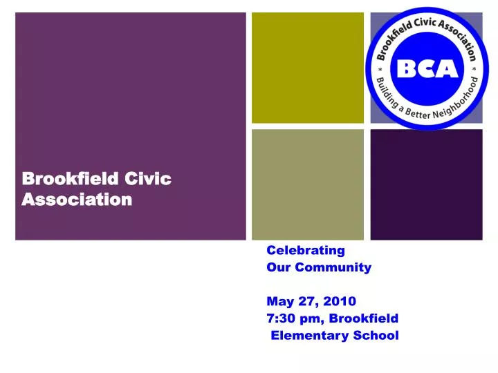brookfield civic association