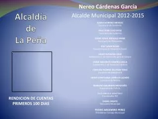 alcald a de la pe a