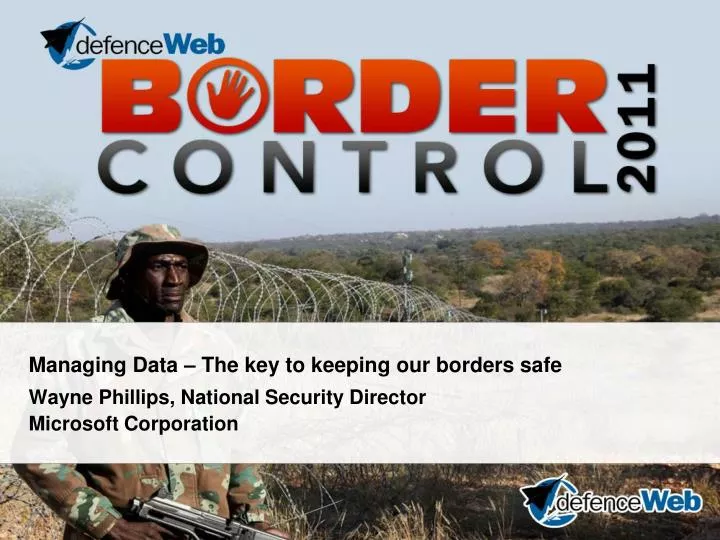 managing data the key to keeping our borders safe