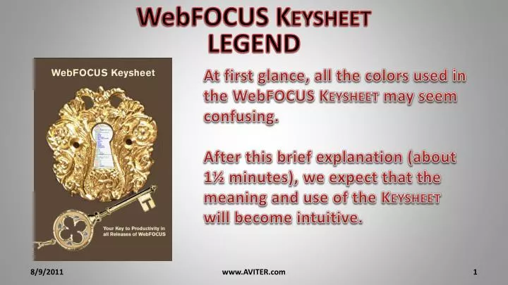 webfocus k eysheet legend