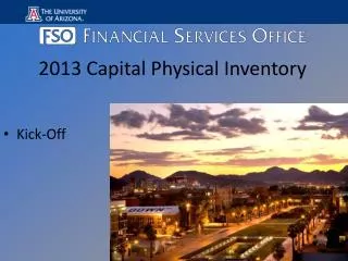 2013 Capital Physical Inventory