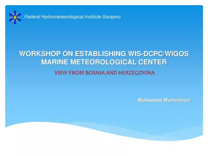 workshop on establishing wis dcpc wigos marine meteorological center