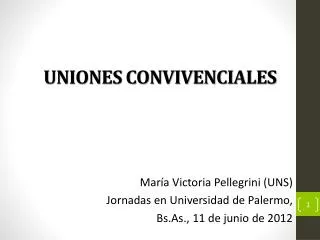 uniones convivenciales