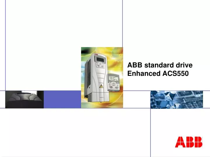 abb standard drive enhanced acs550