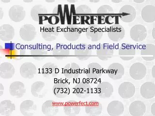 Heat Exchanger Specialists Consulting, Products and Field Service