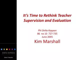 Why the Supervision Process Often Misses the Mark