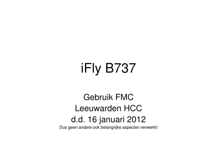 ifly b737