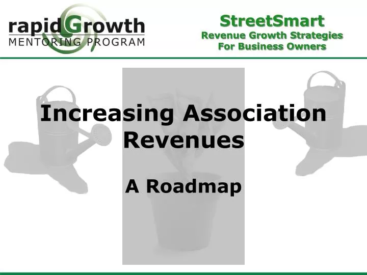 increasing association revenues a roadmap