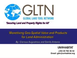 GLTN Secretariat, facilitated by