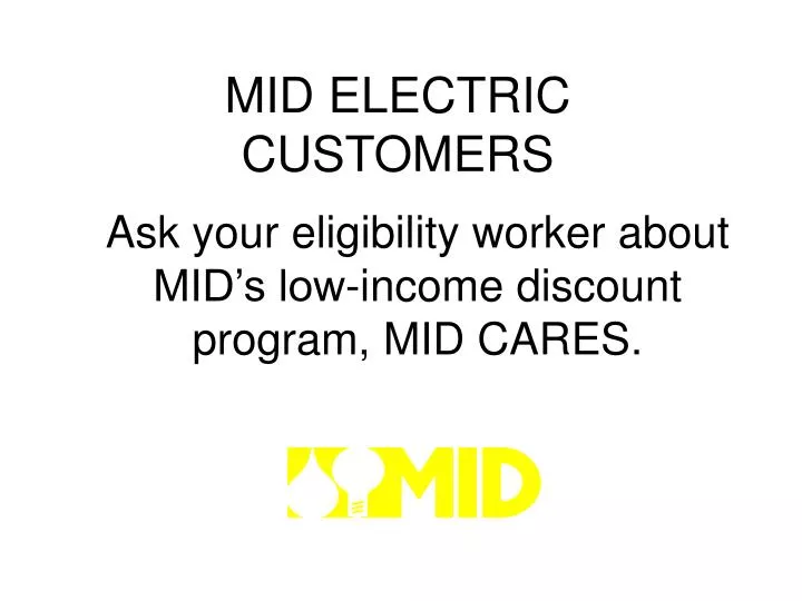 mid electric customers