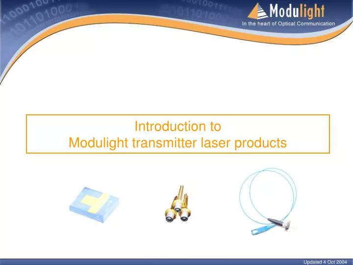 introduction to modulight transmitter laser products