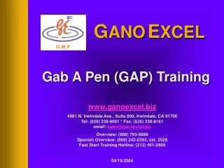 Gab A Pen (GAP) Training