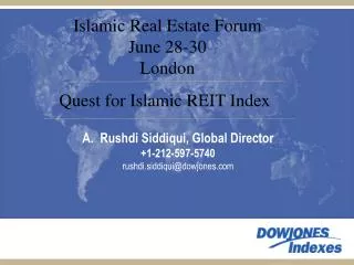 Rushdi Siddiqui, Global Director +1-212-597-5740 rushdi.siddiqui@dowjones