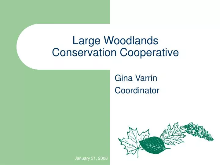 large woodlands conservation cooperative