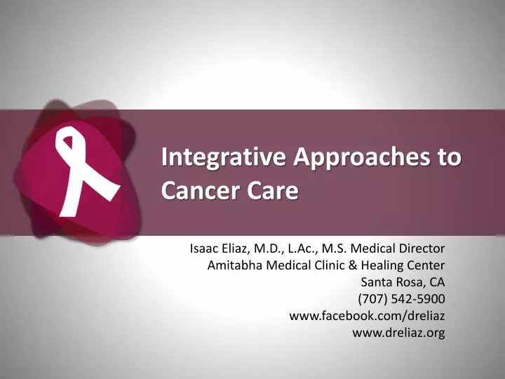 integrative approaches to cancer care