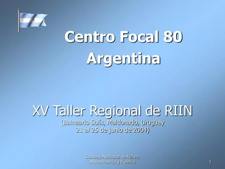 xv taller regional de riin balneario sol s maldonado uruguay 21 al 25 de junio de 2004