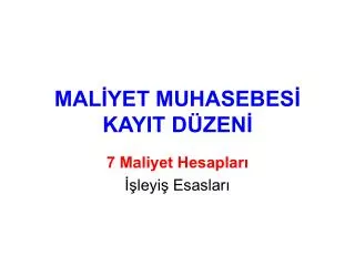 mal yet muhasebes kayit d zen
