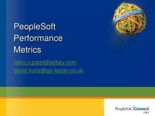 PeopleSoft Performance Metrics