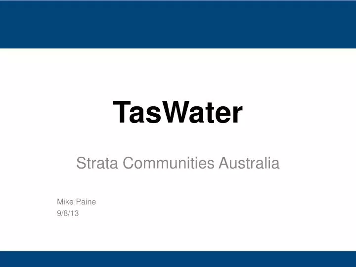 taswater